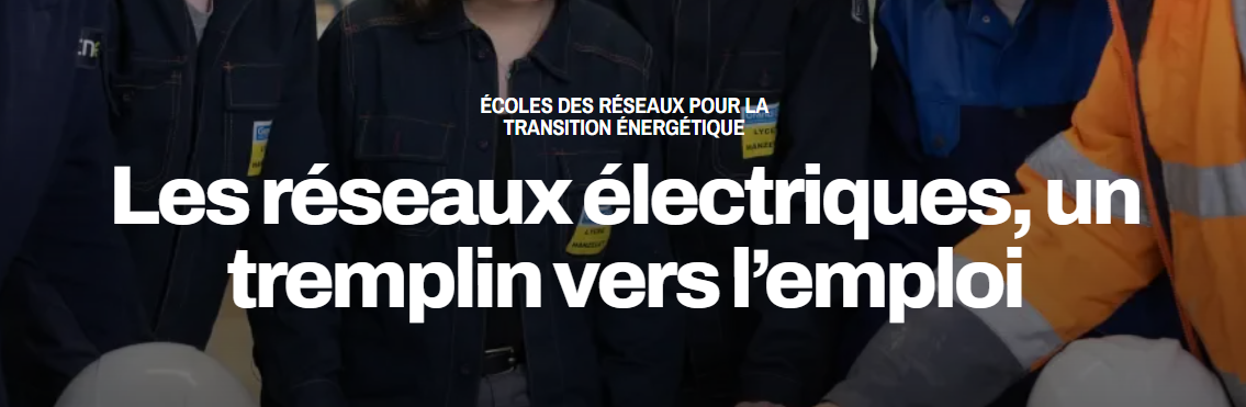 SATCOMS ENERGIE – Engagée au côté d’ENEDIS dans « l’école des réseaux